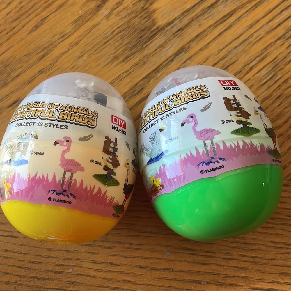 Two Penguin Mini Block Eggs